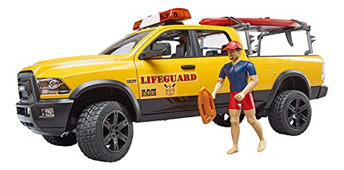 Salvavidas Toy Bruder Ram 2500 Power Wagen Con Figura Y Sup