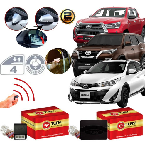 Imagem 1 de 4 de Módulo Subida Vidros E Rebatimento Toyota Hilux 2016 2017 18