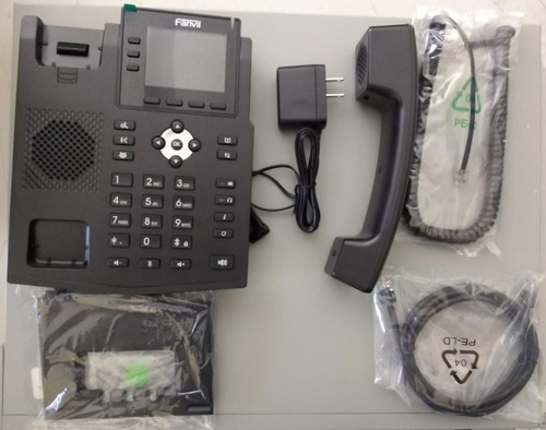 Telefono Ip Fanvil X3u Pant Lcd Color 6 Líneas Poe Gigabit