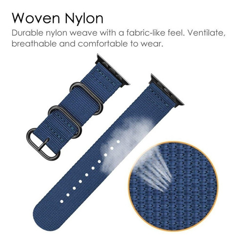 Correa De Nylon @ Apple Watch 2020 Serie 6 Se 44mm