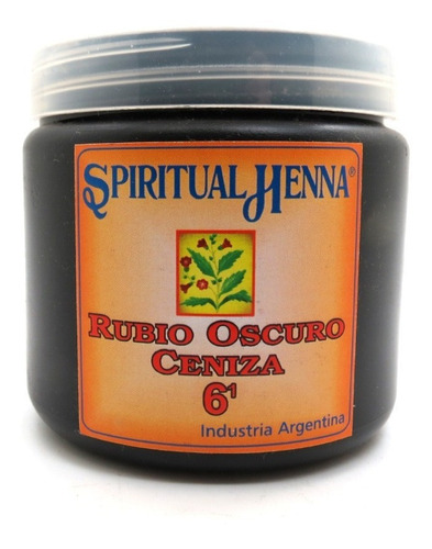 Henna X 80 Gr - Spiritual Henna (6.1 - Rubio Oscuro Ceniza)