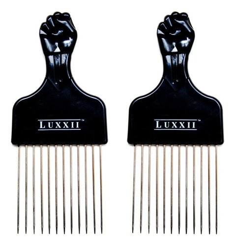 Luxxii - Peine Para Cabello (6.6 In), Color Negro