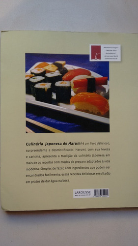 Livro Culinária Japonesa De Harumi Kurihara Larousse T416