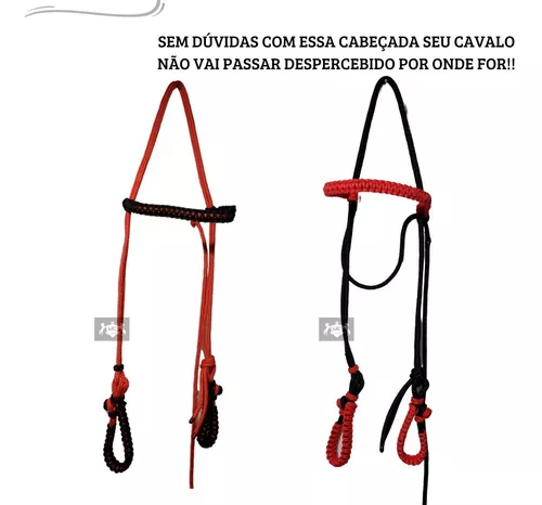 Kit Traia Para Cavalos Rédea Cabeçada De Cordinha E Bridão D - Selaria  Cavalgada - As melhores selas e artigos para montaria