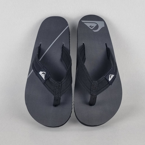Chinelo Quiksilver Layback New Wave Preto