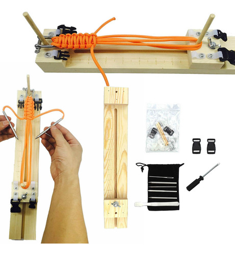 Diy Jig Pulsera Fabricante Máquina Paracaídas 6 Piezas