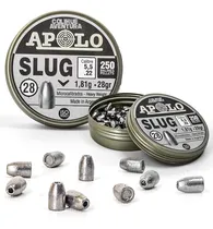 Comprar Balines Puntas Apolo Slug Cal 5,5mm - 28gr X250u