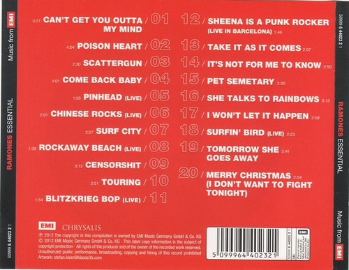 Cd Essential (ramones) Estándar