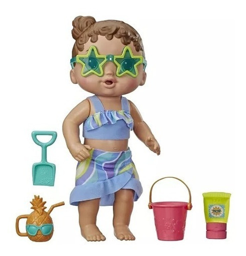 Muñeca Bebé Con Accesorios De Playa