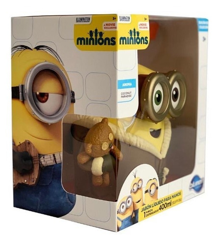 Minions Dispensador Jabón Liquido Para Manos, Oferta 400ml