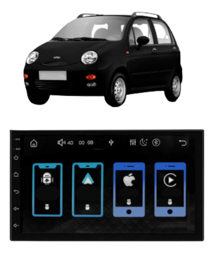 Multimídia Mp5 Chery Qq Carplay Android Auto Carplay Usb