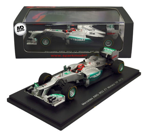 Auto Formula 1 Colección 1:43 Mercedes W03 #7 M. Schumacher