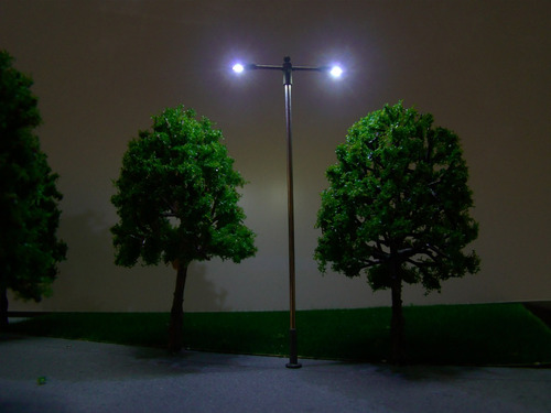 10 Maquetas De Tren Con Luces Dobles Paisaje Urbano 1/150