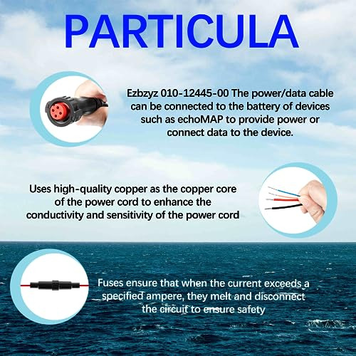 Pack Cable De Poder 4-pin Para Garmin Echomap Y Gpsmap