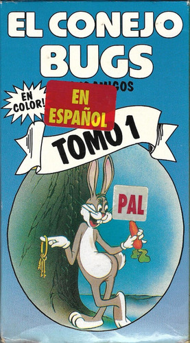 El Conejo Bugs Tomo 1 Vhs Original En Español