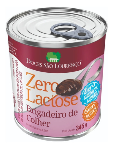 Brigadeiro De Colher Diet Zero Lactose Açúcar E Glúten 3 Uni