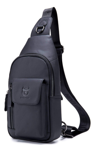 Bolso Cruzado De Cuero Para Hombre, Bolso De Hombro Casual,