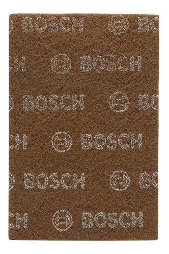 Paño Abrasivo Para Acabado Rustico Grano Grueso Bosch Marron