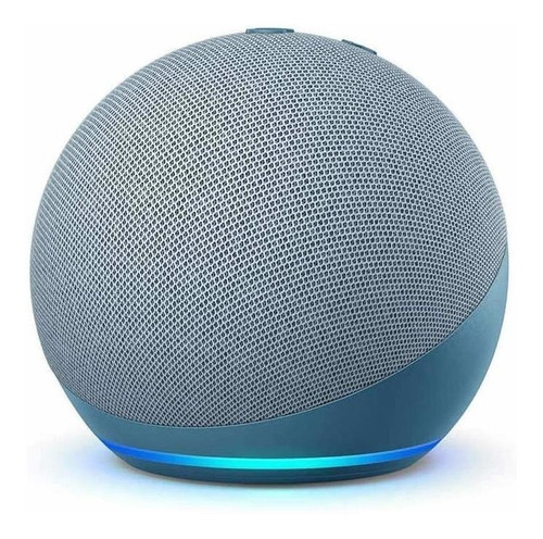 Imagen 1 de 5 de Amazon Echo Dot 4th Gen con asistente virtual Alexa twilight blue 110V/240V
