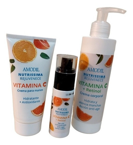 Amodil Set X 3 Nutrissima Rejuvenece Vitaminas C