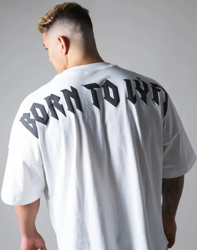 Camiseta Deportiva A Rayas Lyft Para Hombre, Talla Grande, M