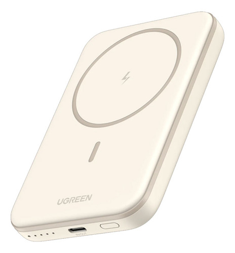 Power Bank Ugreen 5000mah Carregador Sem Fio 15w Branco