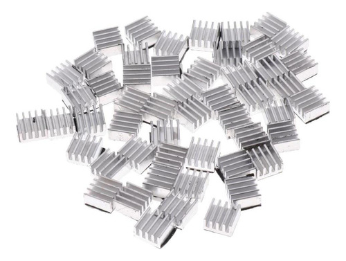 50pcs Micro Aleta De Enfriamiento Del Disipador De Calor De