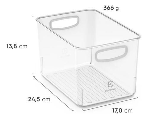 Conjunto de Caixas Organizadoras Electrolux Experience 3 Un, 14.4L Modular