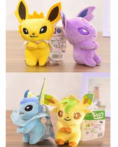 Pelúcia Turma Pokémon EVOLUÇÃO EEVEE MINI (13cm) - 8 itens/lote (8 modelos)