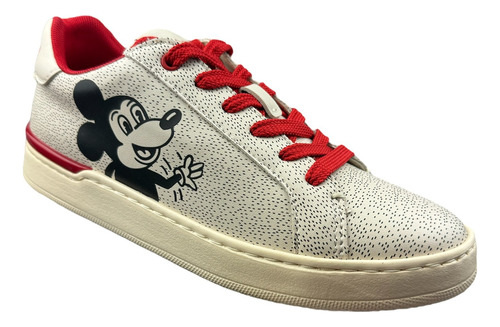 Tenis Coach Disney Mickeyx Keith Haring Clip Low Top Sneaker