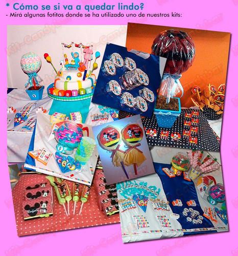 Kit Candybar Imprimible Minnie Mouse - No Edites Más!!