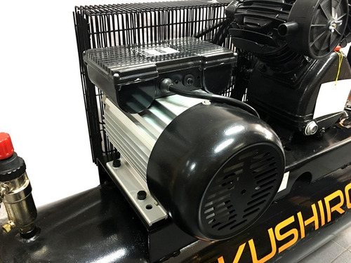 Compresor Kushiro 200 Lts 3hp A Correa Monofasico Kit Color Negro Fase Eléctrica Monofásica Frecuencia 0