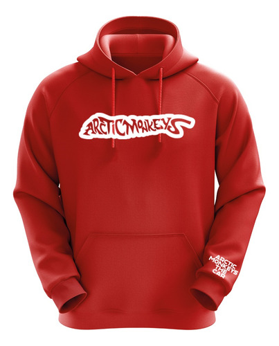 Polerón Rojo Arctic Monkeys Diseño 2