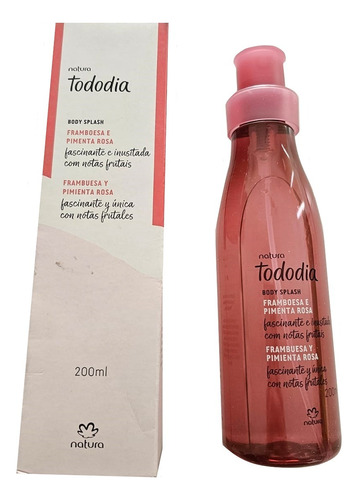 Todo Dia Body Splash   Frutal, Frambuesa Pimienta Rosa.