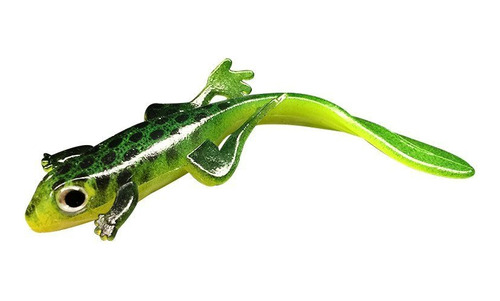 Señuelos Pesca Blandos Geko Lagartija Lagarto Ojos 3d X 5