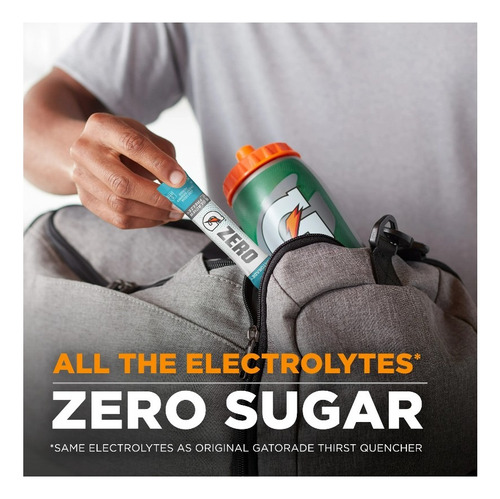 Gatorade Zero Naranja 10 Sobres | Sin Azúcar Y Electrolitos
