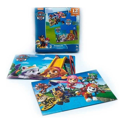 Paw Patrol Rompecabezas Puzzle 2 En 1 Original V Crespo