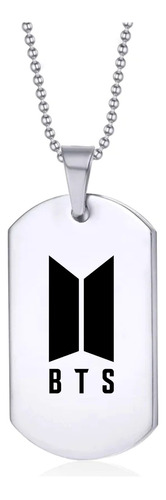 Collar Bts Army Kpop Joya Fanmade Acero Plateado