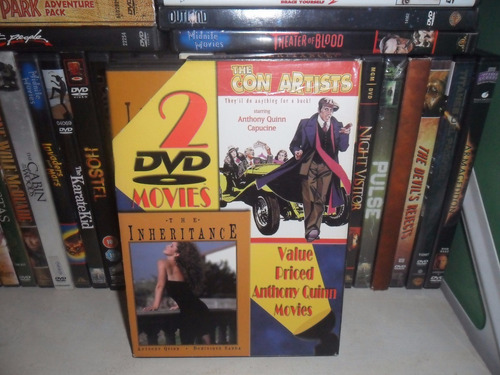 Pack Anthony Quinn 2 Dvds Originales Importados Leer Bien