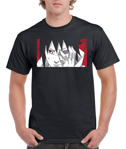 Playera Sasuke Uchiha Sharingan Naruto Shippuden Anime A2321