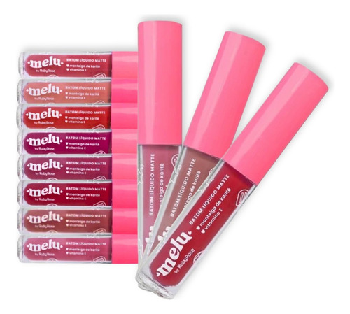 Batom Líquido Matte Melu Da Ruby Rose Cor Raspberry Cm05