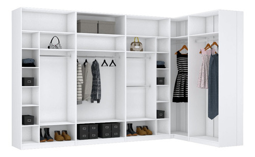 Kit Closet Modular M246.2021.b (casa, Quarto) Cor Branco