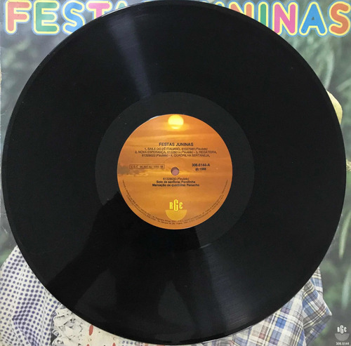 Lp Vinil Festas Juninas - 1988 - Mv (Usado)