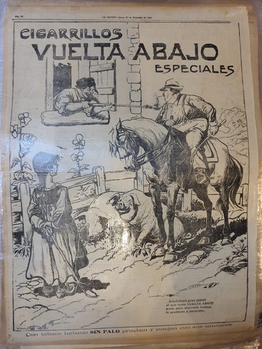 Publicidad Original Año 1906-e18359-cigarrillos Vuelta Abajo