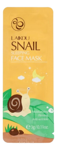 Máscara Hidratante Facial Para Skincare 3g