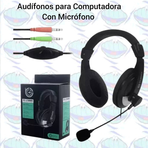 Audífonos Con Micrófono Para Computadoras Y Laptops 