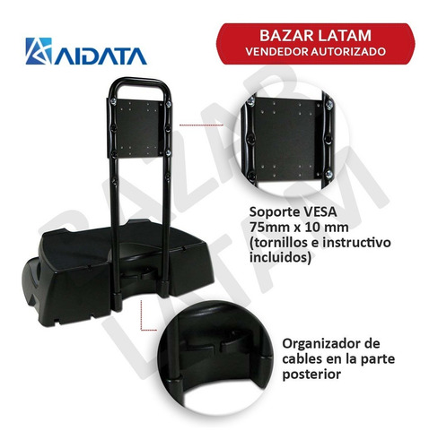 Base Soporte Monitor Aidata Escritorio Altura Notebook Pc