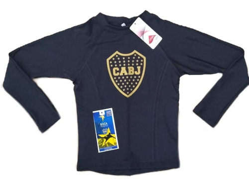 Camiseta Termica C.a Boca Juniors Licencia Oficial Niñ@s