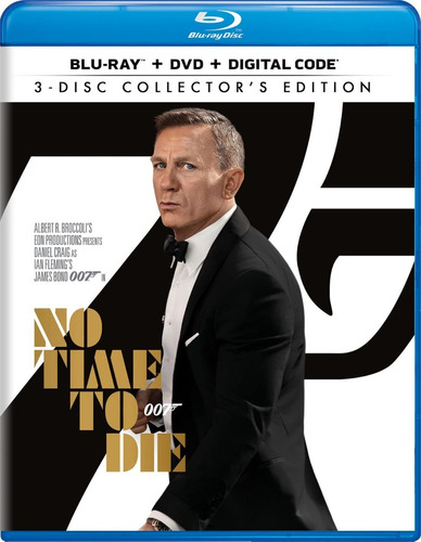 Blu Ray No Time To Die Collectors Dvd 007 James Bond