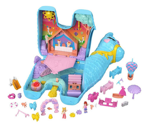 Polly Poket - Llama Party - 2 Figuras 25 Sorpresas - Mattel